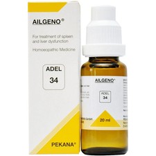 ADEL 34 Drops 20ml Pack AILGENO Adel PEKANA Germany OTC Homeopathic Drops