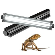 KINGYEENUO UVB 10.0 T8 Reptile Light Fixture Combo Kit 15W New Upgrade