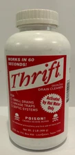 Thrift T-200 Odorless Drain Cleaner (2 lb.) Container New FREE SHIPPING
