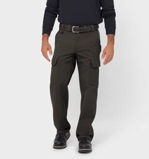 BEST DU.LUTH Men's DuluthFlex Fire Hose Relaxed Fit Cargo Work Pants, Black