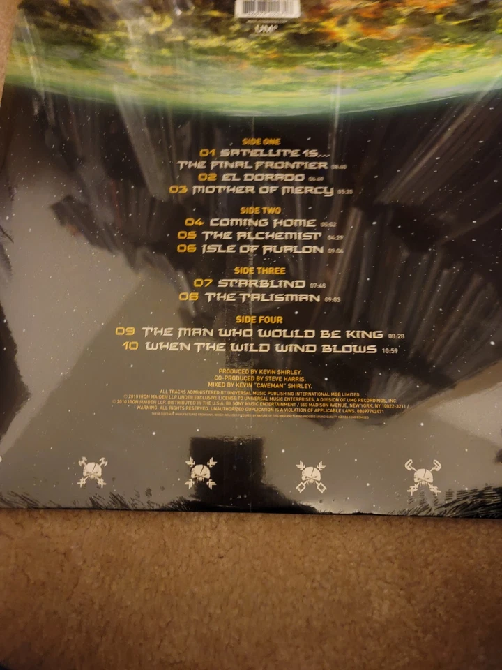 IRON MAIDEN THE FINAL FRONTIER LIMITED EDITION DOUBLE PICTURE DISC VINYL  - Image 2 of 2