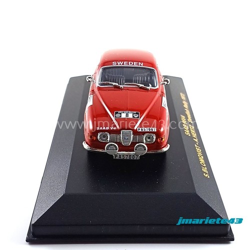 Saab 96V4 #8 Blomqvist - Hertz Swedish Rally 1972 1:43 IXO Quality - Imagen 3 de 6