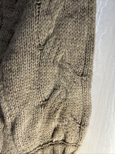 Grace + karma Women’s Cardigan Cable Fringe Cardi Size XS/S - Picture 5 of 6