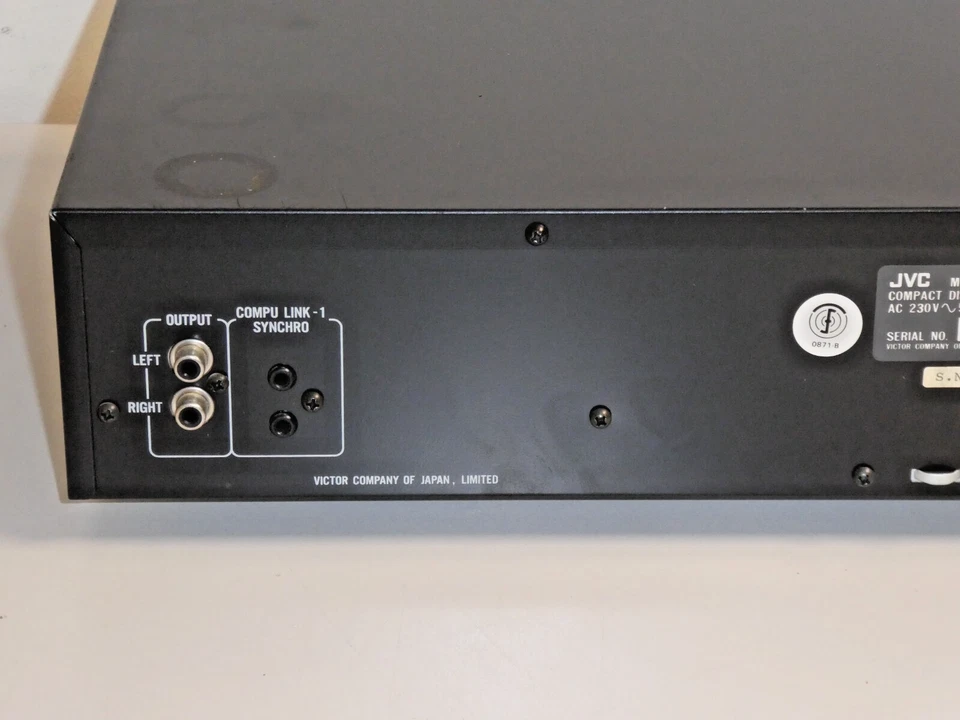 JVC XL-V342 Vintage CD-Player in Schwarz / DEFEKT erkennt keine Disc - Bild 4 von 4