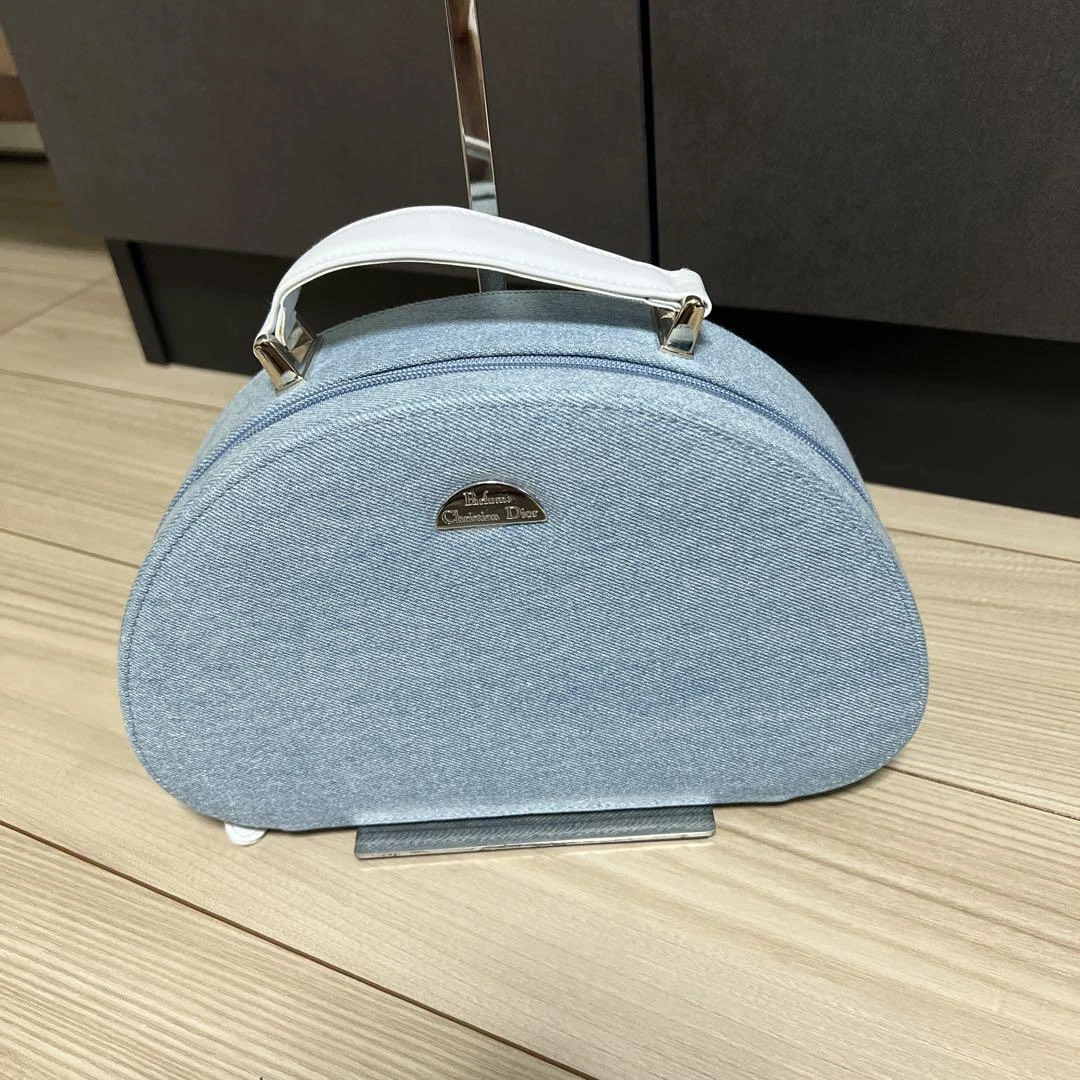 Sac à main Christian Dior denim authentique gris moyen femme France 113584