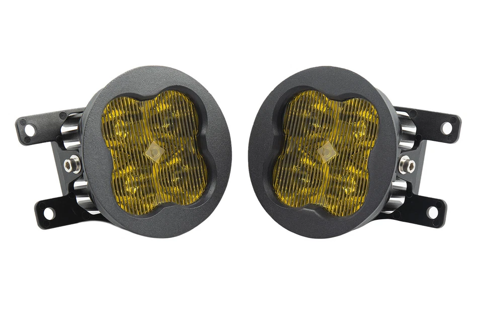 Kit de luces antiniebla LED SS3 para Nissan Titan XD 2016 amarillo SAE Fog Pro con luz trasera Foto 3 de 4