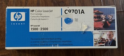 HP Invent Color LaserJet Print Cartridge C9701A Cyan LaserJet 1500/2500