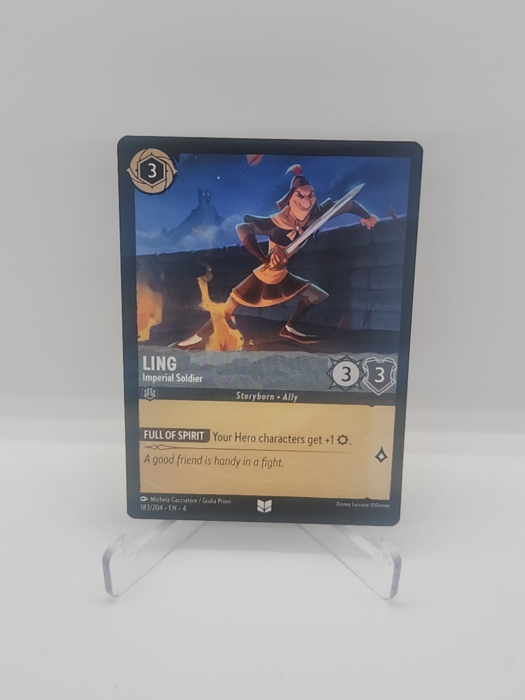 Disney Lorcana TCG Ling 183/204 Regular Uncommon Ursula's Return NM