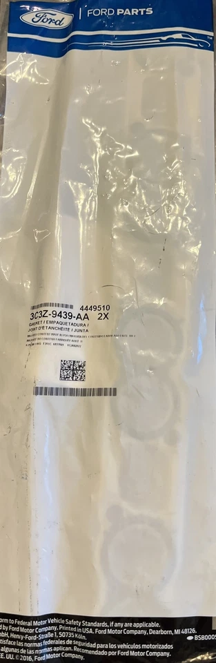 Juego de 2 juntas de admisión Ford Econoline Super Duty 6,0 L OEM nuevo 3C3Z-9439-AA Foto 2 de 3