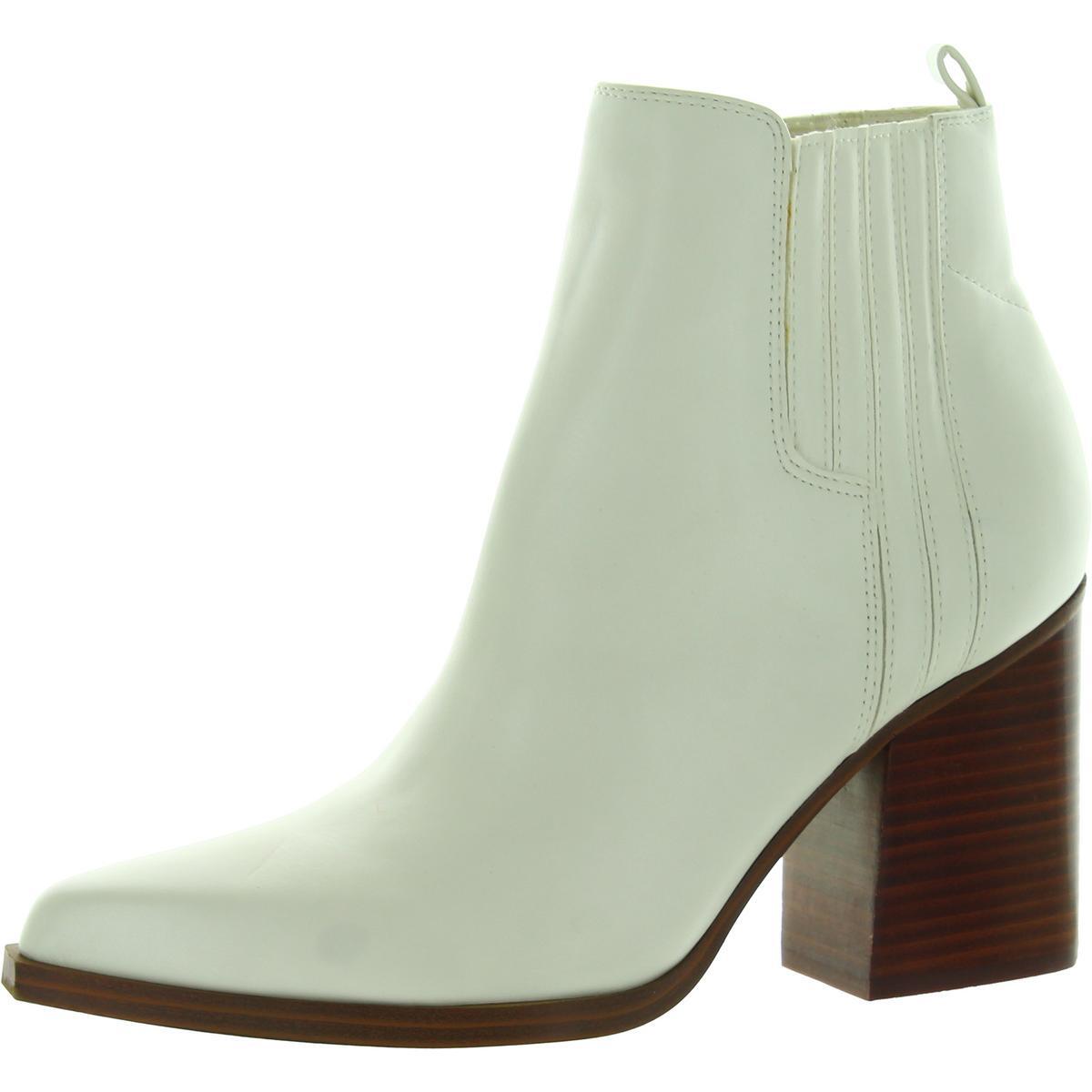 Marc Fisher Womens Matter2 Белые ботильоны Shoes 7 среднего размера (B,M) BHFO 1412