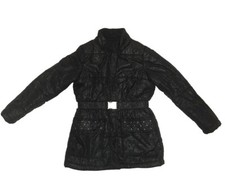 R 1881 By S. Rothschild Black Girls Winter Coat Size M 10/12 