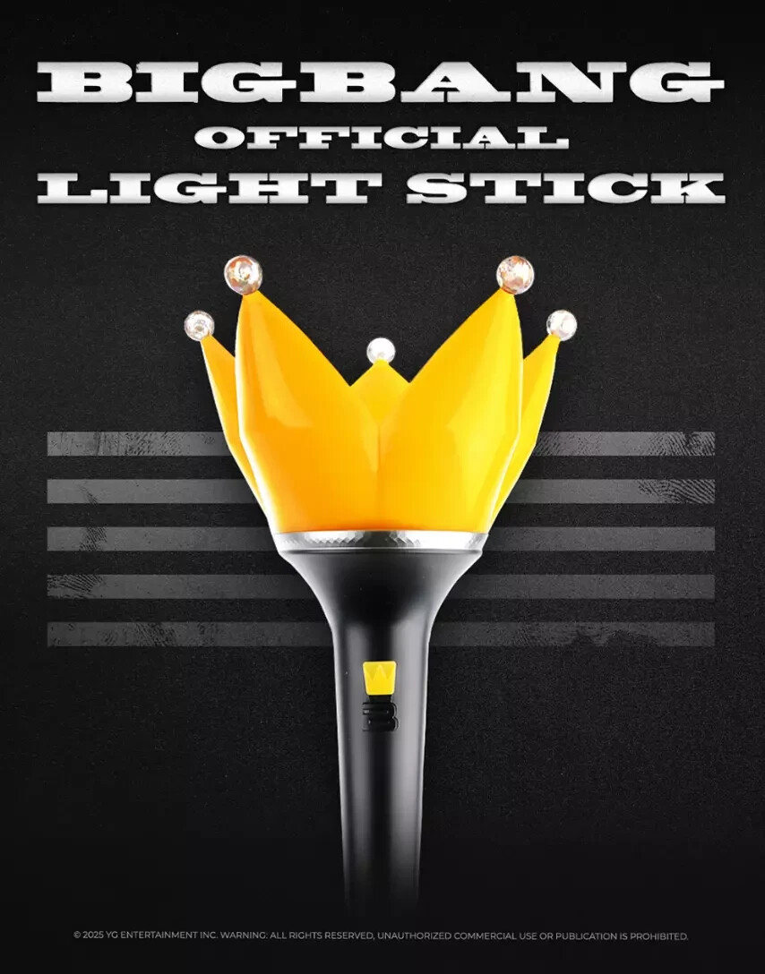 BIGBANG OFFICIAL LIGHT STICK Ver.4 ペンライト BIGBANG Official Light Stick Ver.4 / Black / Kpop Concert Fan