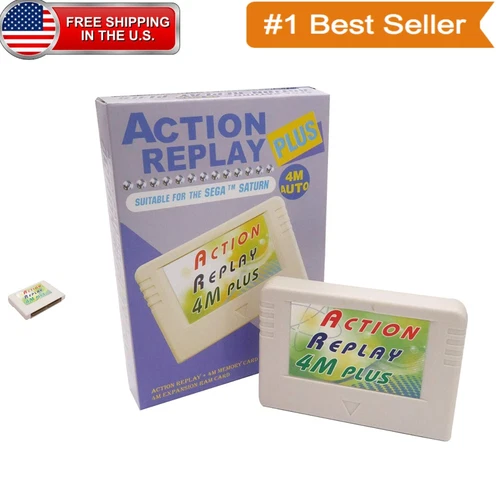 All-in-One Solution for Enhanced Saturn Gaming - Cheat Cartridge Included