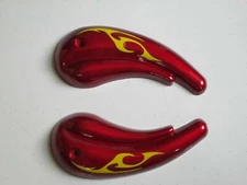 PEACE SPORTS DIABLO CHOPPER TPGS-402 FRONT WHEEL SIDE PAIRED FARINGS IN BURGUNDY