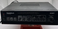 Radio Shack PA Amplifier 32-2054 40 Watt with Power Cord Amp Vintage Turns On