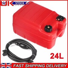 24 Litre Outboard Fuel Tank with Gauge and 3m Fuel Line New Generic UK STOCK