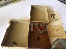 Hugh Tracey 17 Key KALIMBA Africa Musical Instrument w Box & Manual #F23