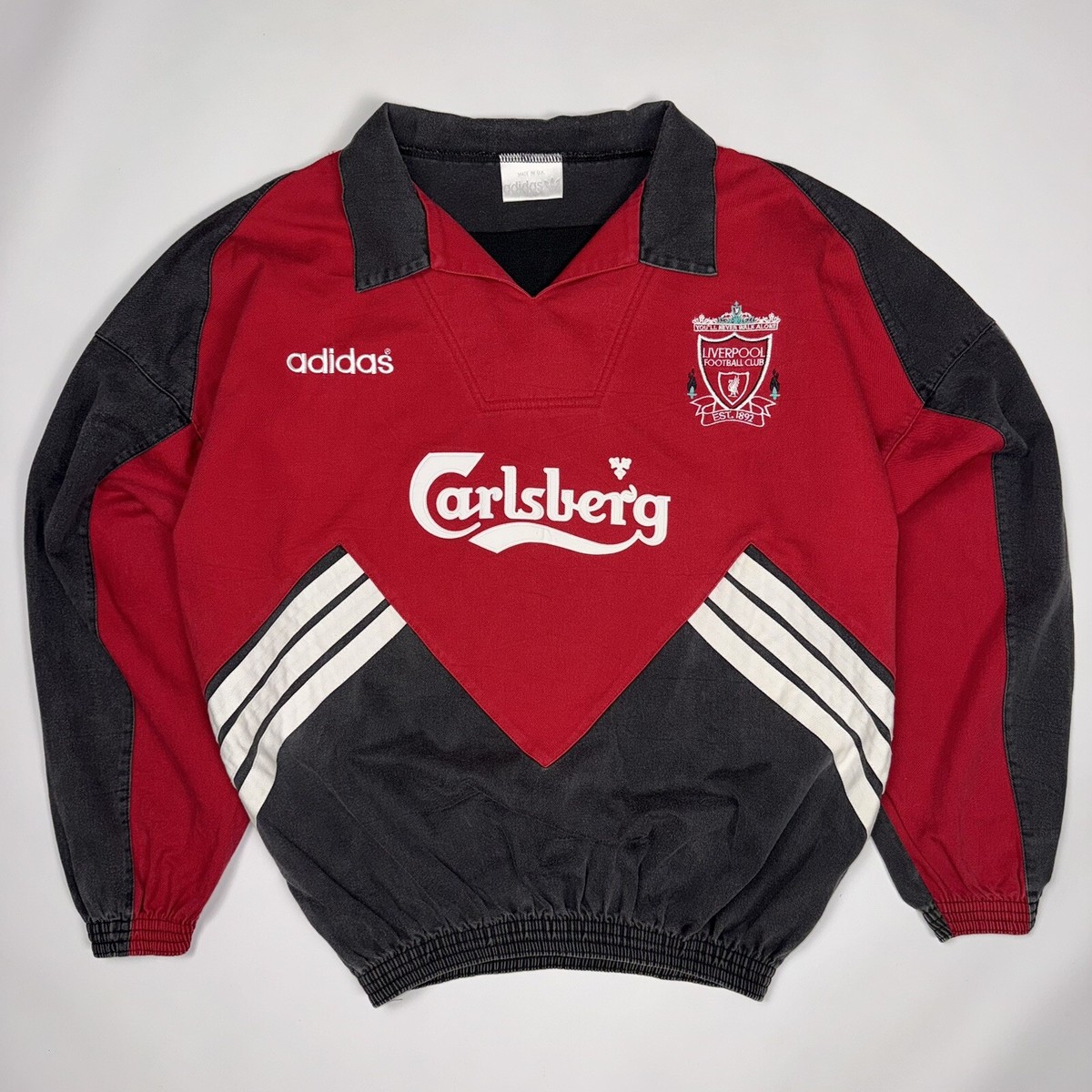 LIVERPOOL 1993 1995 FOOTBALL SOCCER TRAINING DRILL TOP