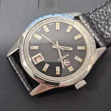 PROJECT TO FIX RADO WORLD TRAVEL ROUND THICK LUGS DATE EU SHIP MENS SS WATCH