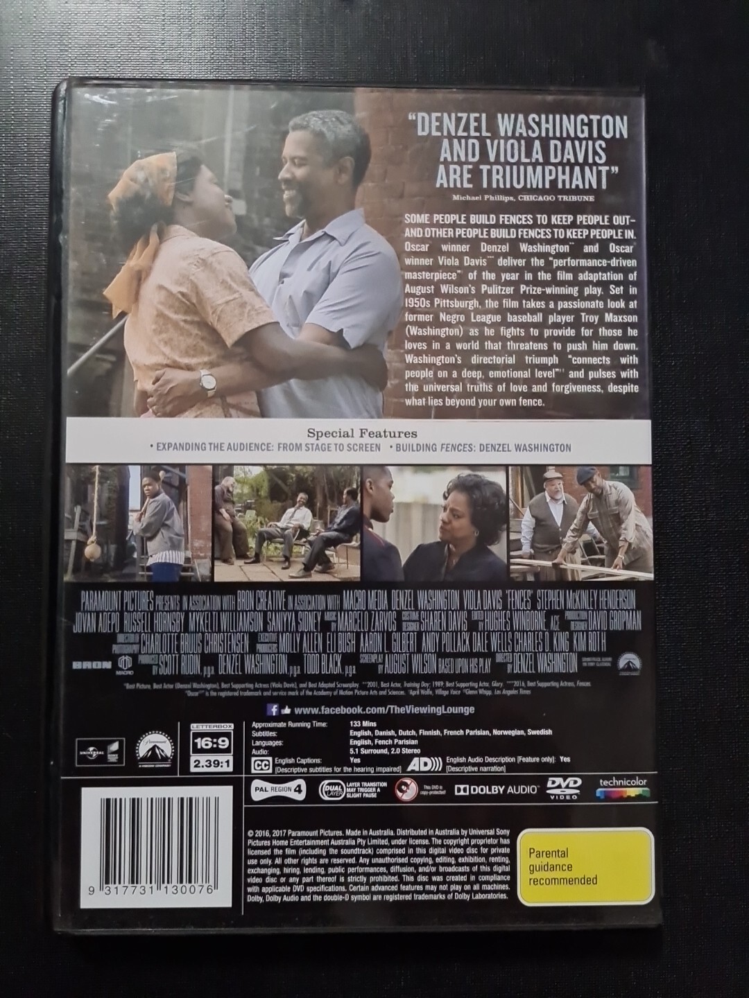 Fences Dvd eBay