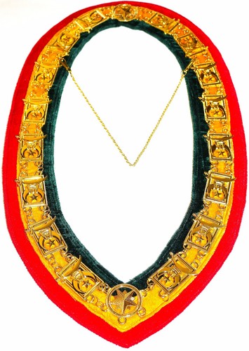 RESPALDO DE CUELLO MASÓNICO Shriners TRI COLOR DMR600GT - Imagen 3 de 4
