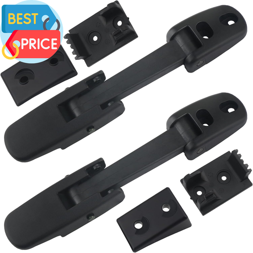Mack Hood Latch Strap W/Catch Bracket Left Driver & Right Passenger Side Black C - Picture 6 of 12