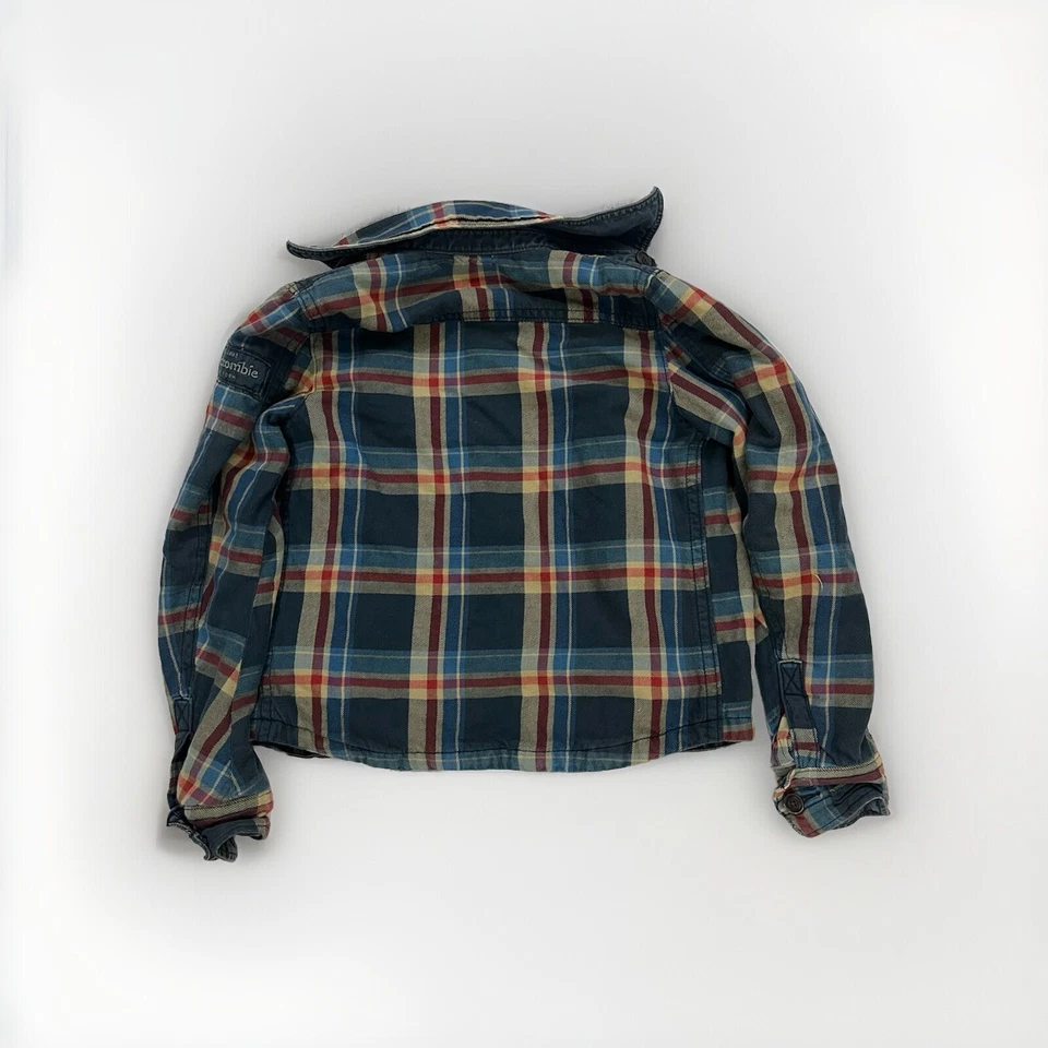 Chaqueta acolchada a cuadros Abercrombie Kids Jay Range talla L (grande) - Ropa exterior para niños " Foto 2 de 4