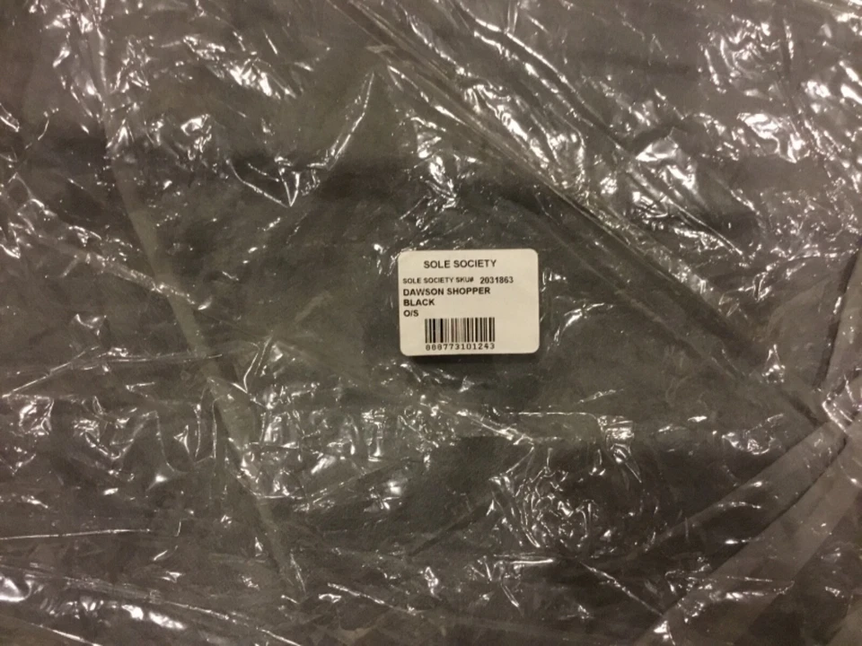 NUEVO BOLSO SHOPPER SOLE SOCIETY VEGANO "DAWSON" OVERSIZE en NEGRO Foto 4 de 4