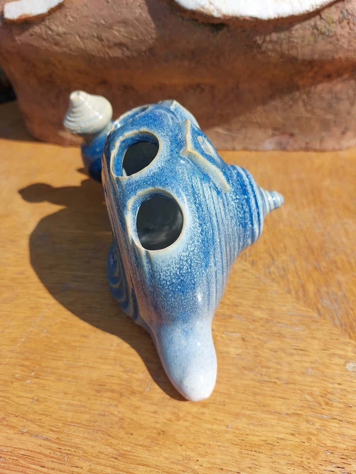 Alexis Kostanda Céramique Pique Fleurs Escargot Céramique Vallauris 1999 - Photo 4/4