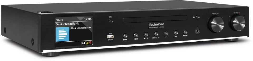 TechniSat DIGITRADIO 143 CD (V3) | HiFi-Tuner, DAB+, Internetradio, CD