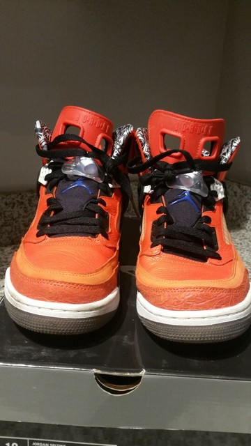 jordan spizike grey orange