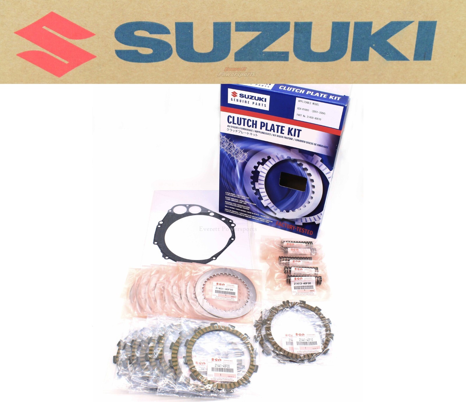 Clutch Kit GSXR1000 01 02 03 04 GSXR GSX-R1000 Spring Plates Gasket #H172