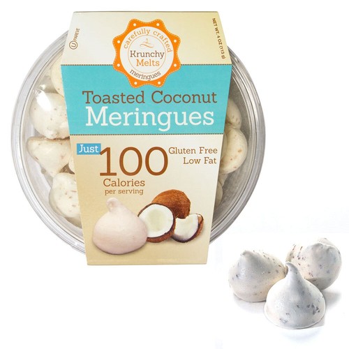 Toasted Coconut Meringue Cookies Gluten Free Low Fat Snacks