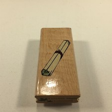 Canadian Maple Collections STP X4025 Scroll Theme Rubber Stamp