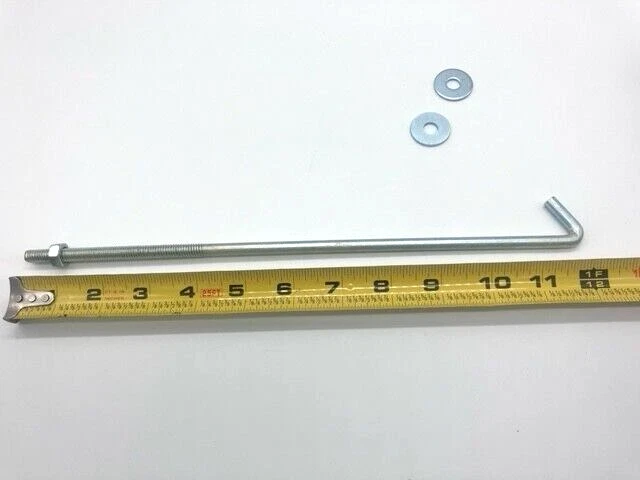 12" Resistente 5/16" Batería Sujeción J Pernos Varillas Ajuste 8" a 12" 10 PACK Foto 4 de 4