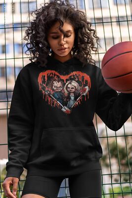 Chucky And Tiffany Horror Killer Scary Halloween Gift Hoodie