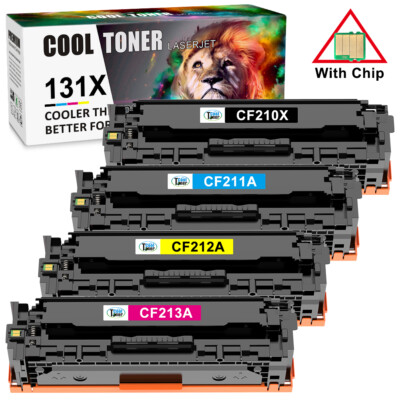 4x CF210A COLOR Toner for HP 131A LaserJet Pro 200 Color MFP M276 M276n M276nw