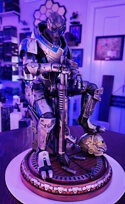 Mass Effect Garrus Vakarian Spiel Garage Kit Figur Sammlerstück Statue handgefertigt