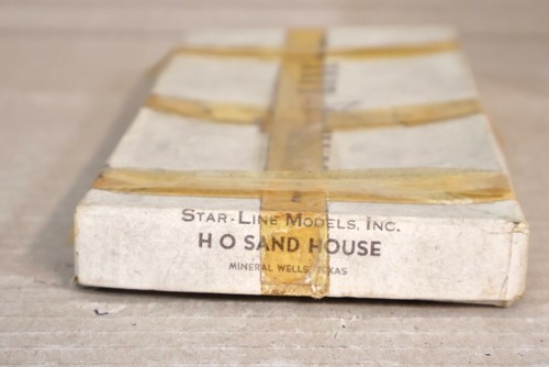 STAR LINE MODELS INC HO SCALE VINTAGE SAND HOUSE WOOD & CARD MODEL KIT ol - Picture 8 of 8
