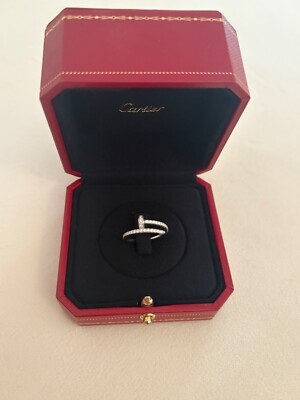 Preloved Cartier Juste un Clou Ring  mit  Diamanten