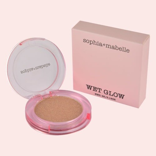 Sophia + Mabelle Wet Glow Highlighters "FROST BITE" & “CHAMPAGNE TOAST” Set NIB - 第 6/12 張圖片