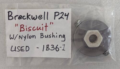 1 of - USED - Breckwell Auger Biscuit with Nylon Bushing. OEM A-AUGBIS - 1B36-1 - Picture 3 of 4
