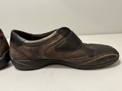 ECCO Brown Bronze Leather Cloud Women’s Walking Shoes Size 40 - Picture 8 of 12