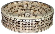 Digital vector file for CNC Laser, Coliseum, Plywood, DIY, Crafts, Architecture