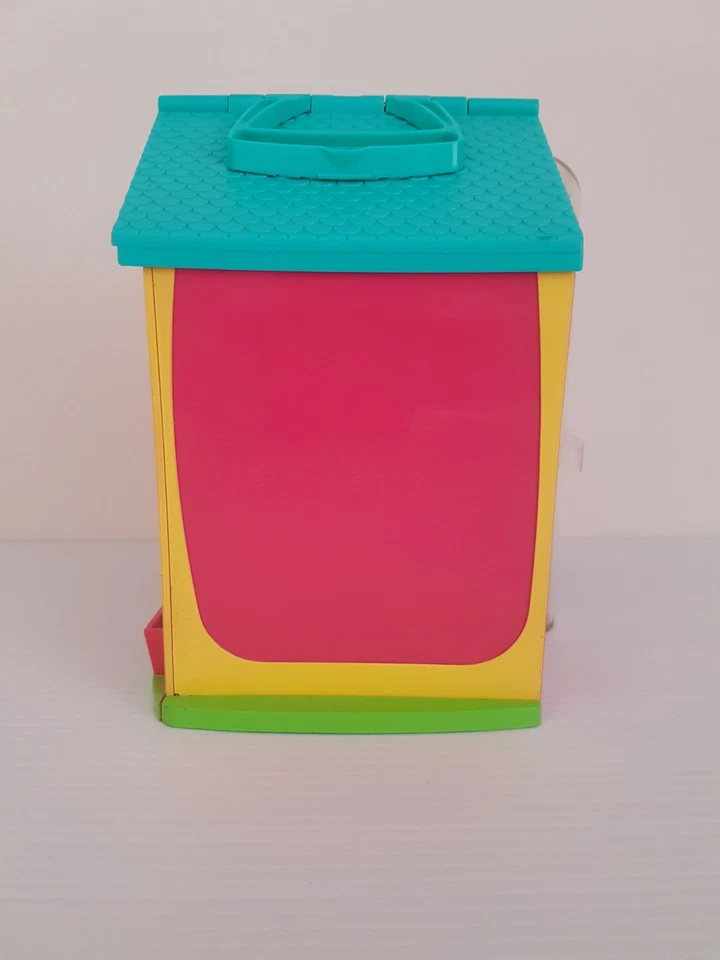 Vintage Pollyville Polly Pocket Magnetic Play Set Elevator Bath Carry Case - Image 2 of 4