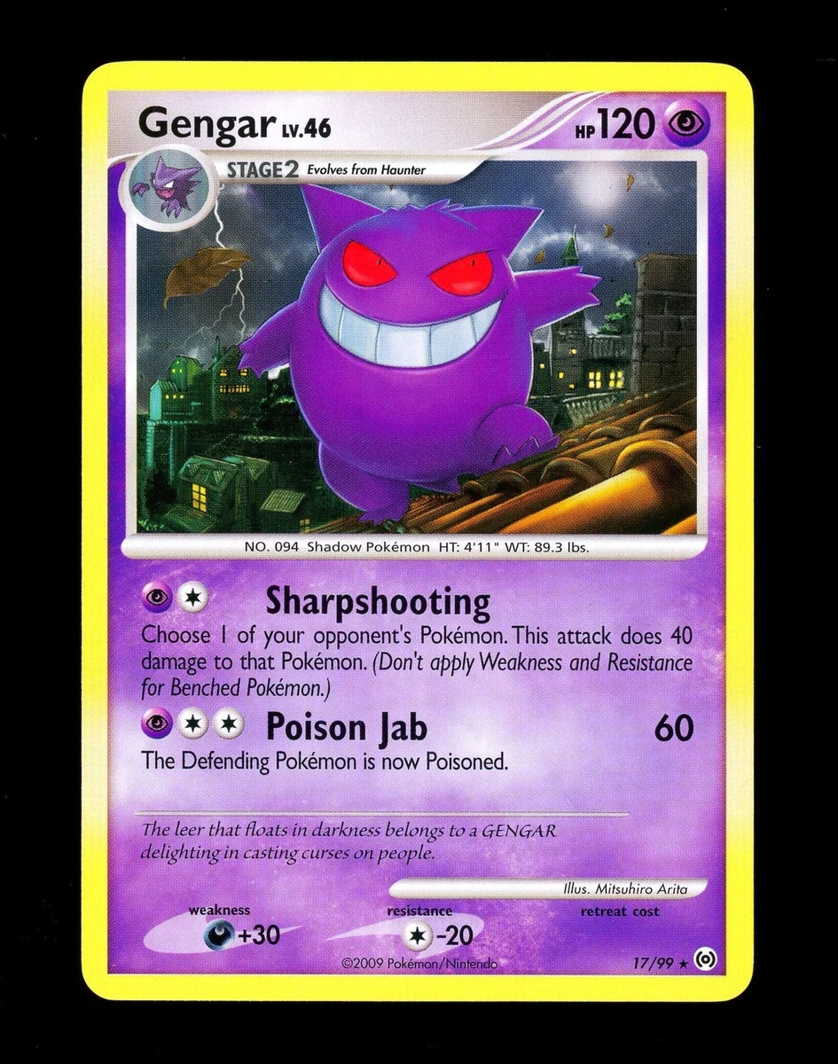 Gengar Pokémon TCG Arceus Rare Individual Collectible Card Game