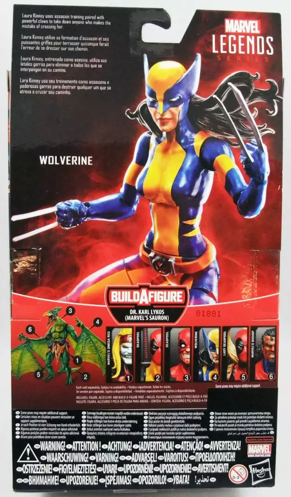 Marvel Legends WOLVERINE X-23 Laura Kinney Sauron BAF NEW IN BOX
