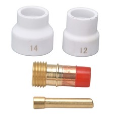 4PCS TIG Welding Torch Gas Lens Collet Body WP 17 18 26, Consumable Accessory