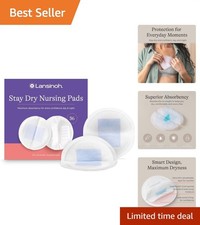 Dermatologist Tested Nursing Pads   Leak Protection, 36 Count, Perfect for Moms