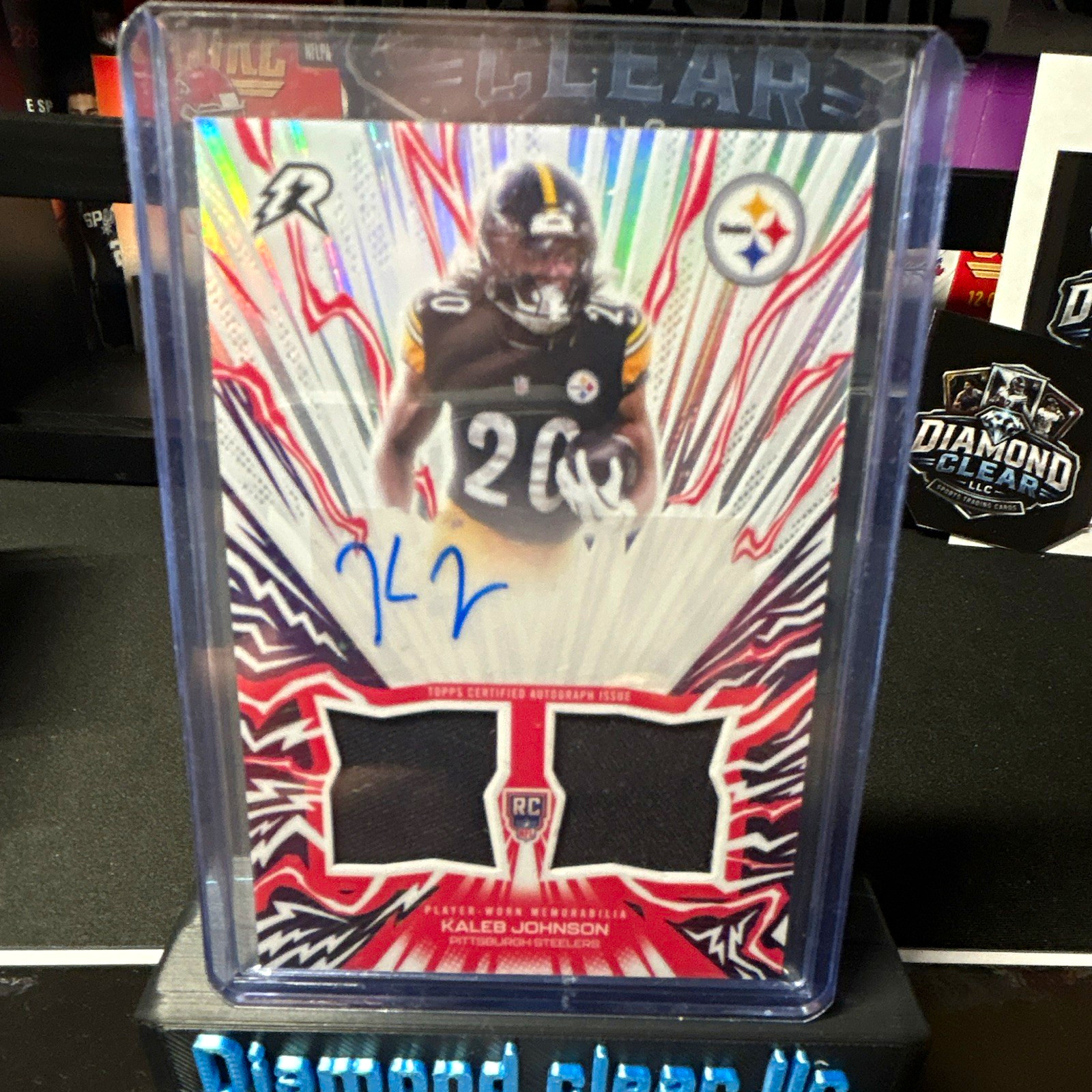 Kaleb Johnson Topps Chrome Rookies Autograph #KJ Base
